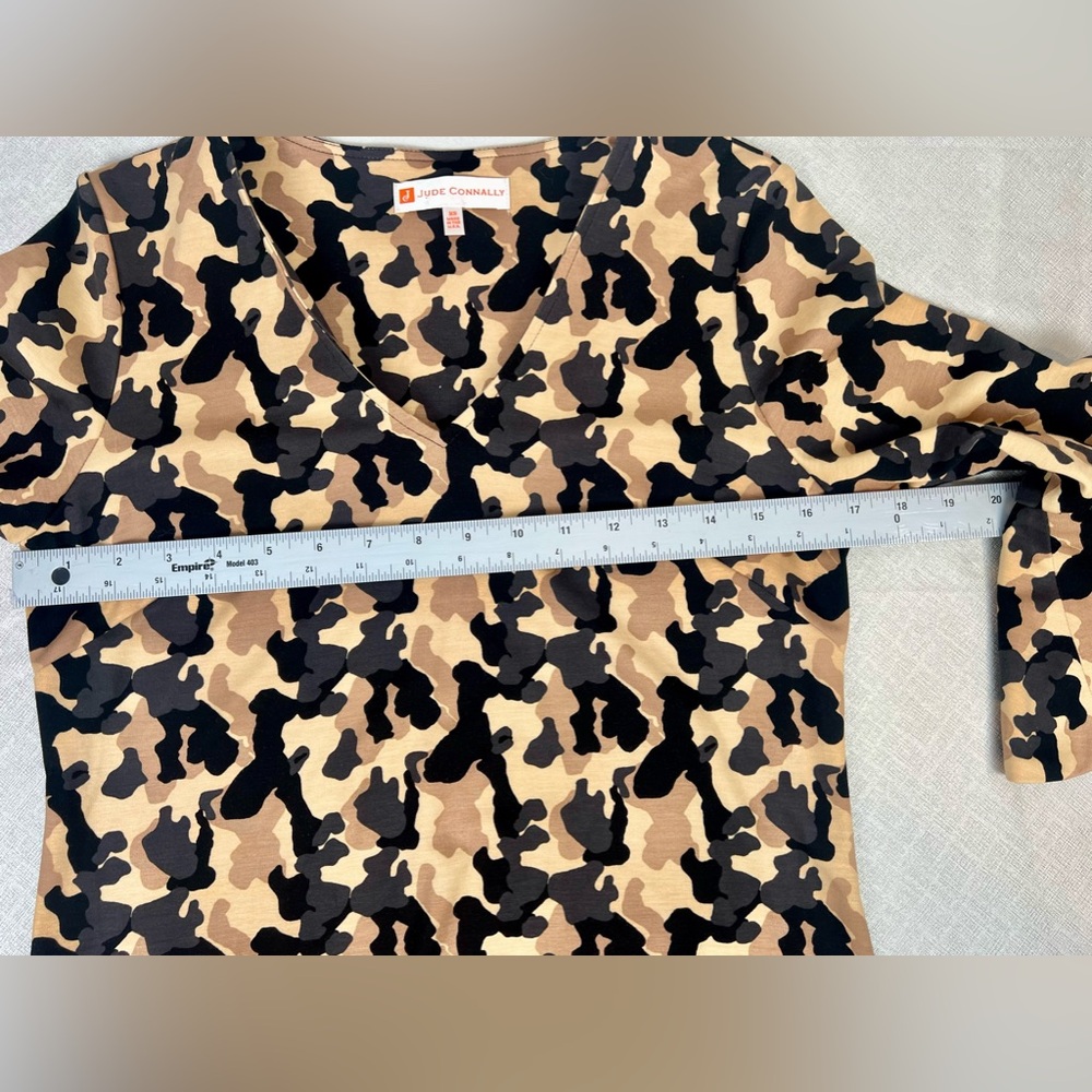 Jude Connally Small‎ Camo Black Lyla Dress Size XS - Picture 6 of 9